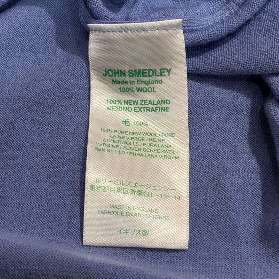 美品】ジョンスメドレー レディース タートルネックニット M 紫/青系