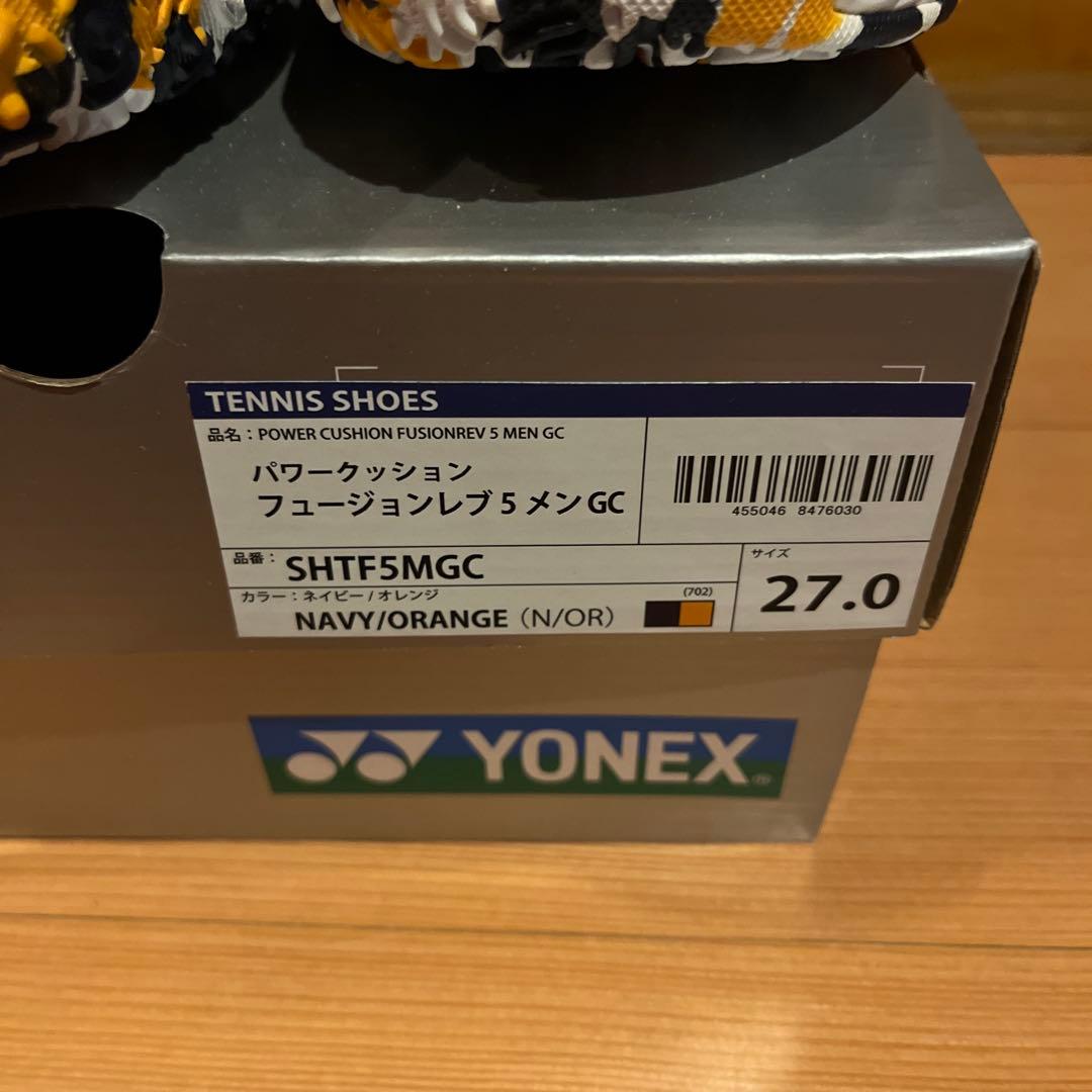 タ*読様 YONEX パワークッション フュージョンレブ5 メンズ GC 27. YONEX SHTF5MGC パワークッション フュージョンレブ5 メン GC テニス