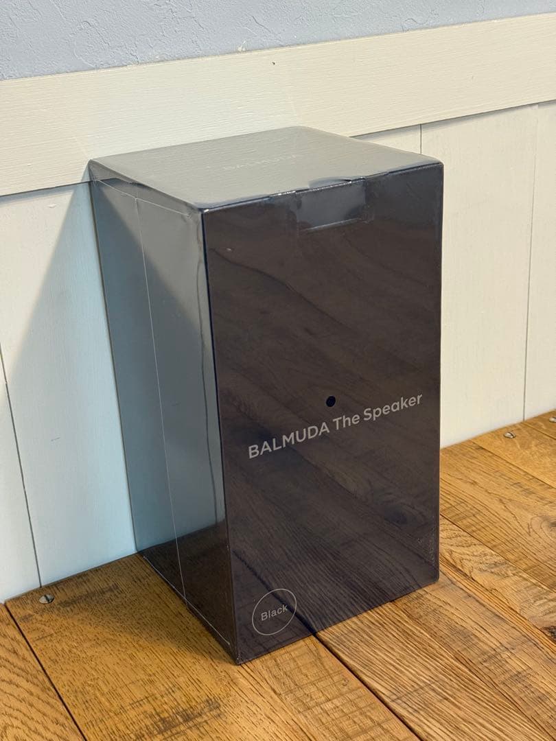 新品未開封　BALMUDA The Speaker M01A-BK ブラック Amazon.co.jp: バルミューダ ザ・スピーカー ブラック Bluetooth