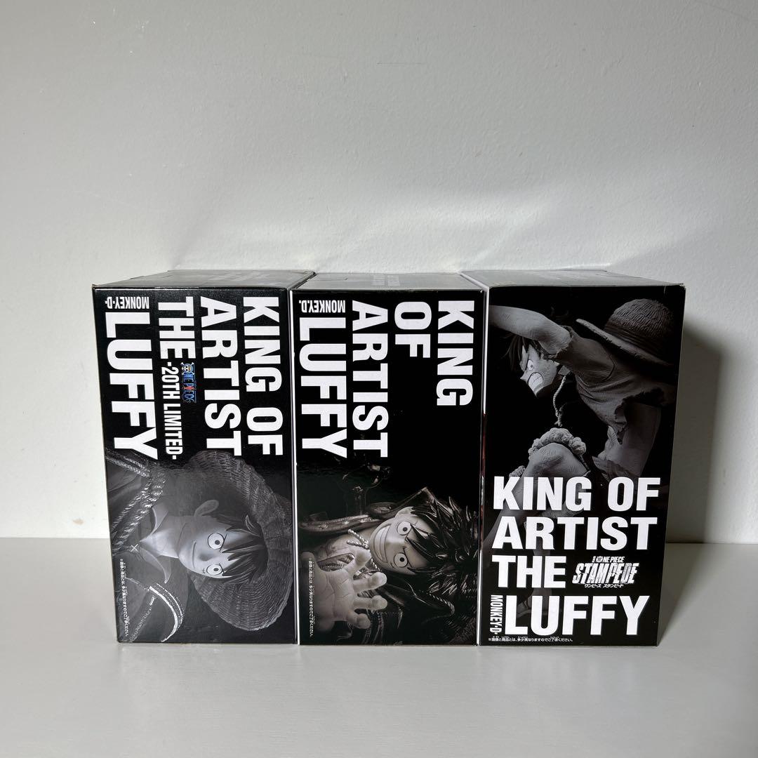 未開封 ワンピース KING OF ARTIST ルフィ 3体セット 20TH