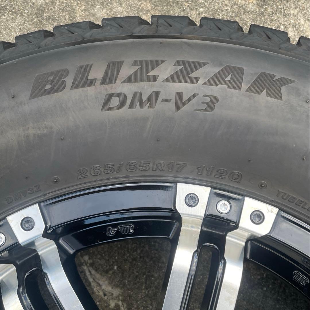 265/65/R17 ブリヂストン スタッドレス　17インチ ホイールセット