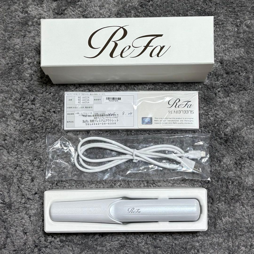 ほぼ新品　ReFa リファビューテック フィンガーアイロン　ホワイト ReFa（ReFa） リファフィンガーアイロンST（ホワイト） 通販