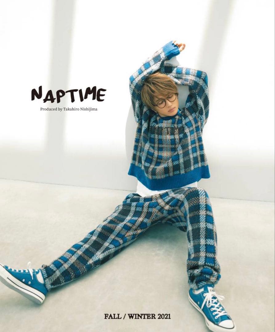 ナップタイム　naptime. Nissy 西島隆弘　プルオーバー　セットアップ
