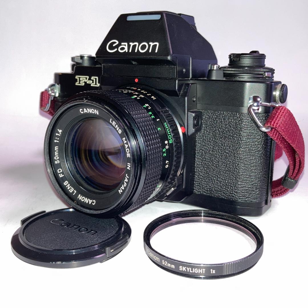 Canon NEW F-1[AEファインダーFN+50mmF1.4+フィルター] Yahoo!オークション -「canon new f-1」の落札相場・落札価格