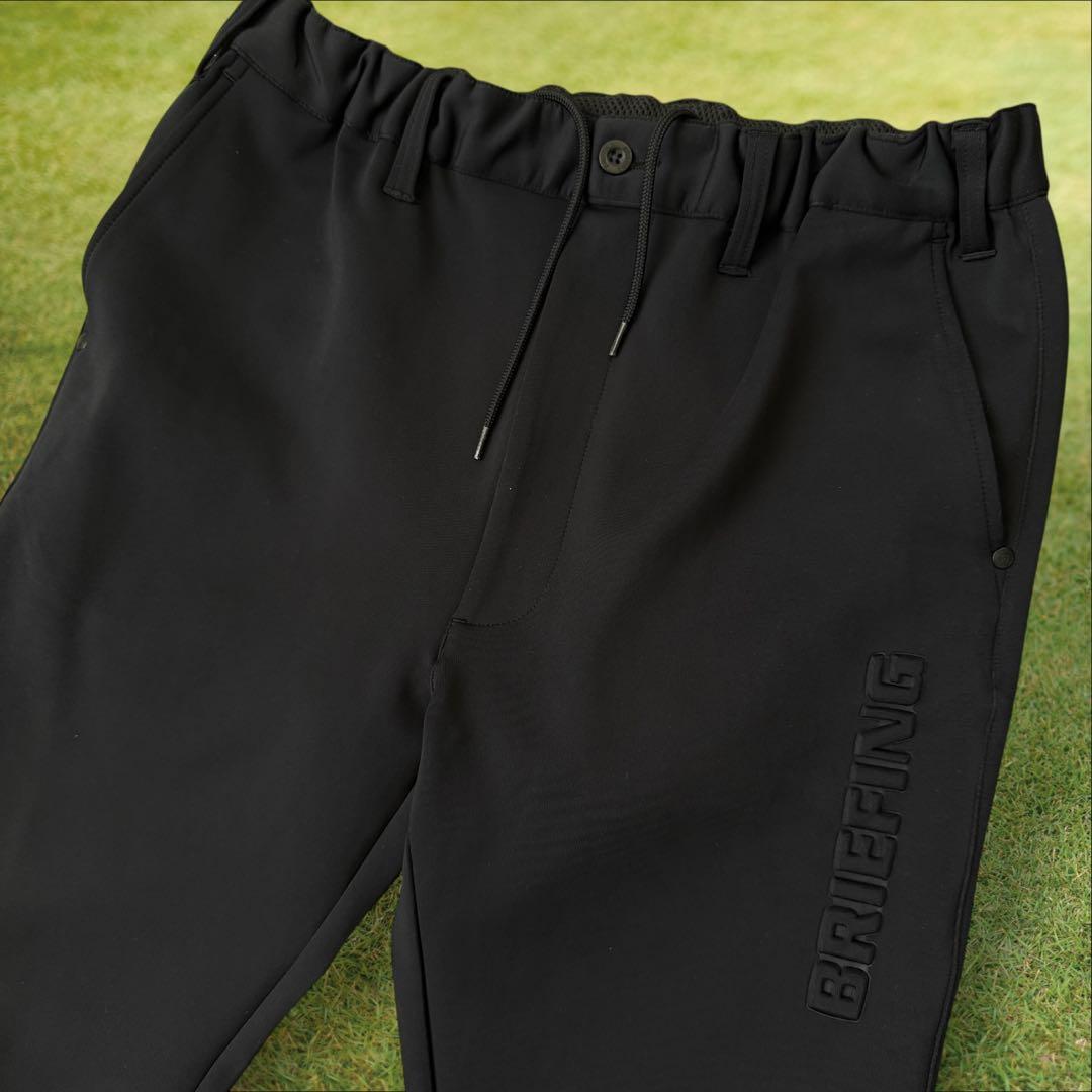 ブリーフィングゴルフ　ジョガーパンツ　黒　ブラック　S〜M相当　3Dロゴパンツ BRIEFING GOLF（ブリーフィングゴルフ） ブリーフィング BRIEFING
