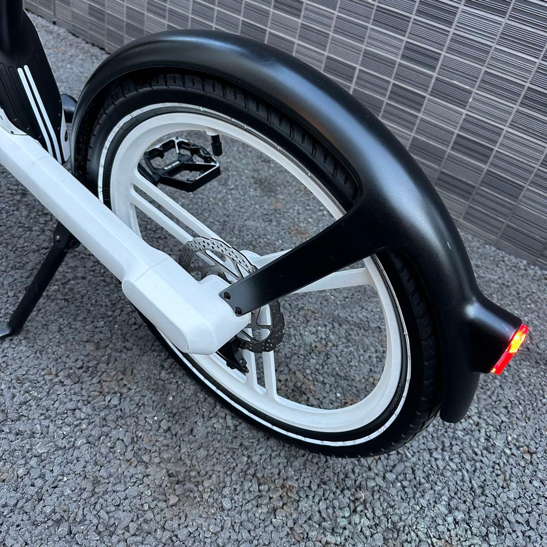 HONBIKE 電動アシスト自転車 前カゴ付走行142キロ - メルカリ