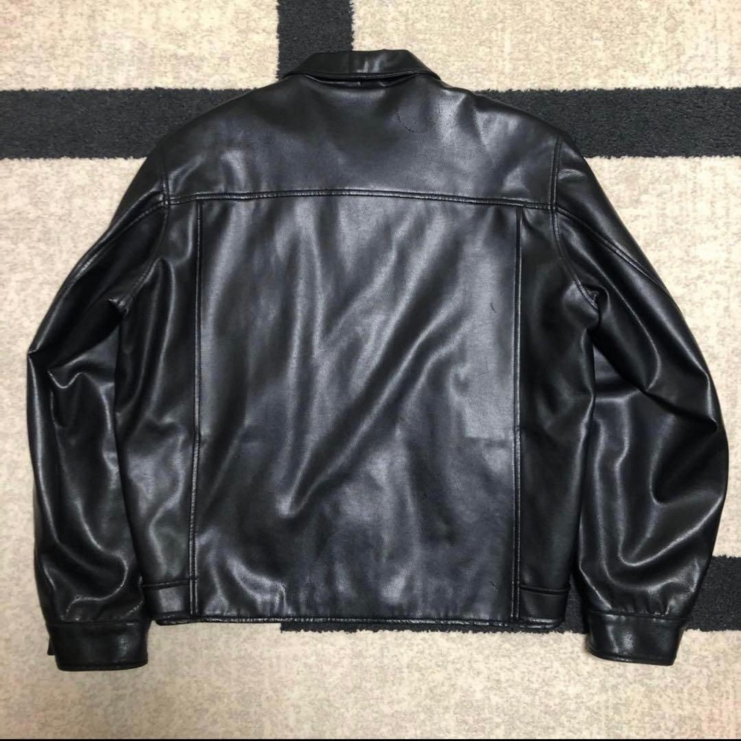 90s agnes b homme pvc leather jacke - メルカリ