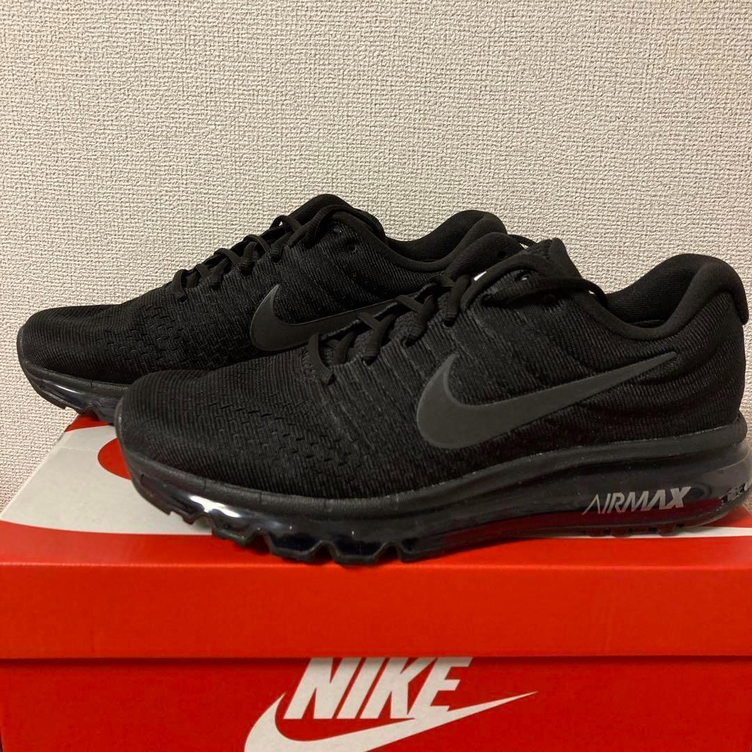 【新品未使用】NIKE AIR MAX 2017 トリプルブラック 25.5cm