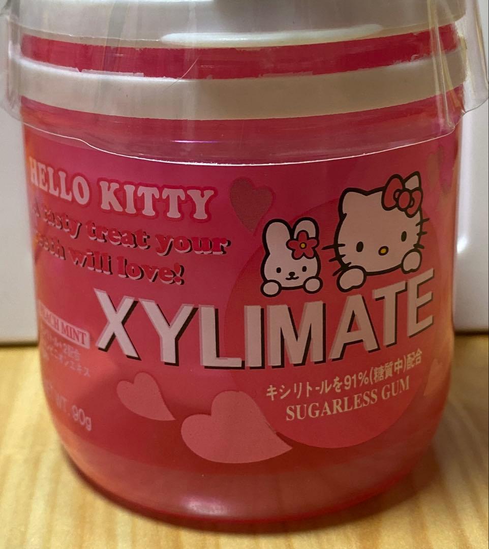 レア 平成レトロ キティ フィギュア付きガムボトル ケース