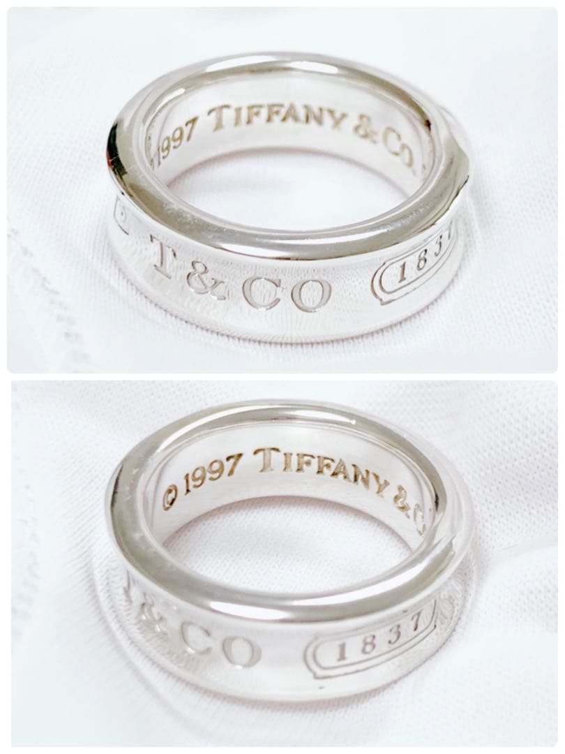 ティファニー 1837 ナロー ワイド リング シルバー925 約8.5号 - メルカリ