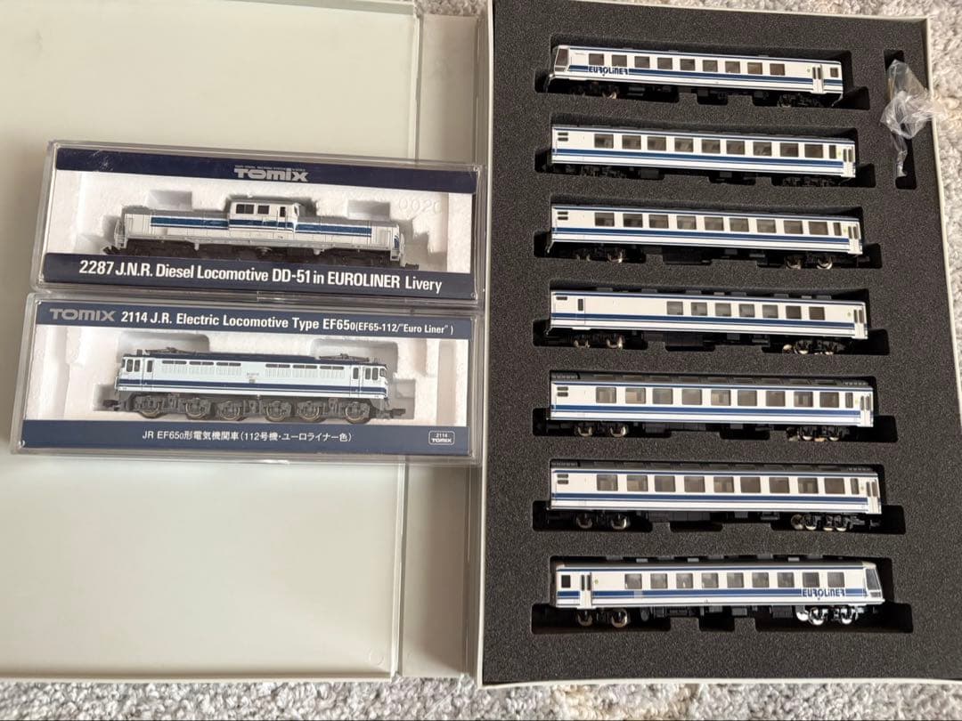 【紗南】JR12系ユーロライナー7両セット EF65 DD-51 紗南様専用】JR12系ユーロライナー7両セット EF65 DD-51 - メルカリ