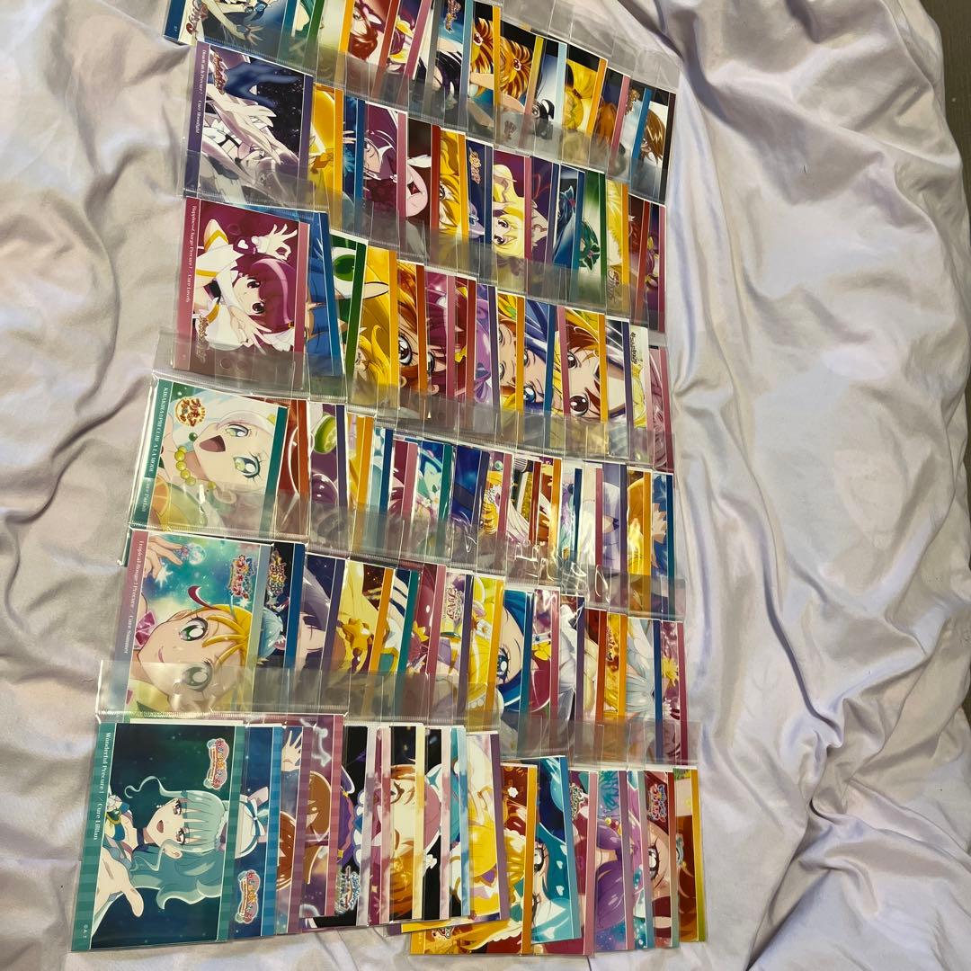 プリキュア プリティストア 場面写変身ブロマイド オールスターズ コンプ 81種
