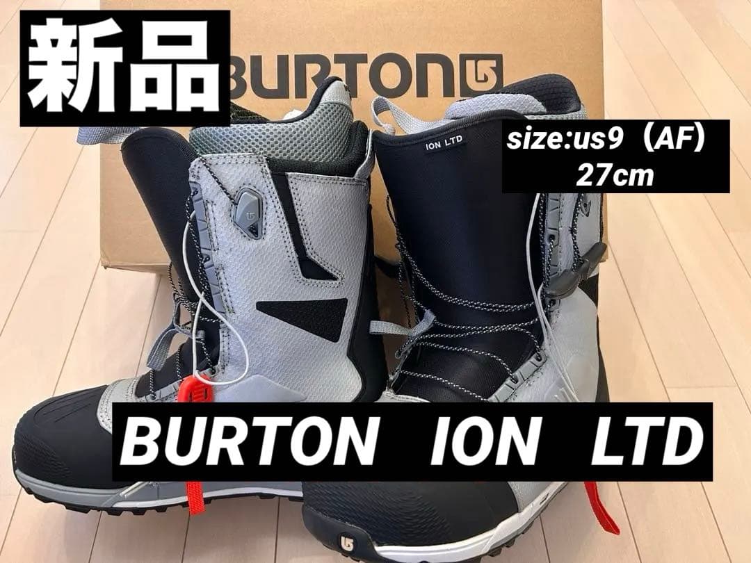 新品　未使用品　BURTON ION-LTD ブーツ 9 27 バートン　アイオ BURTON（バートン） 25-26 ボードブーツ アイオン ボア ブラック