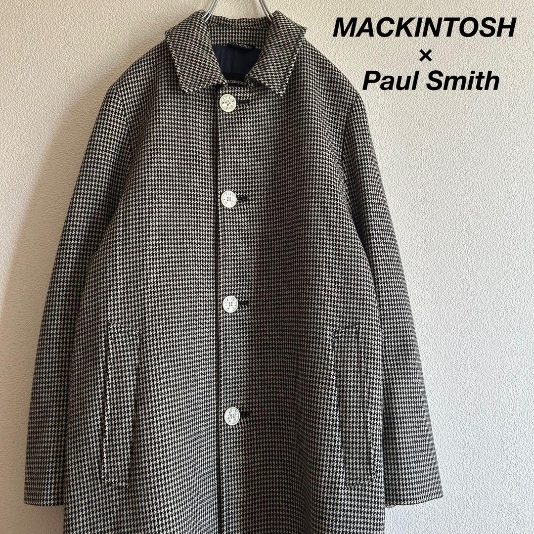 MACKINTOSH × Paul Smith ステンカラーコート バーズアイ Paul Smith（ポール・スミス） ステンカラーコート コート カシミヤ