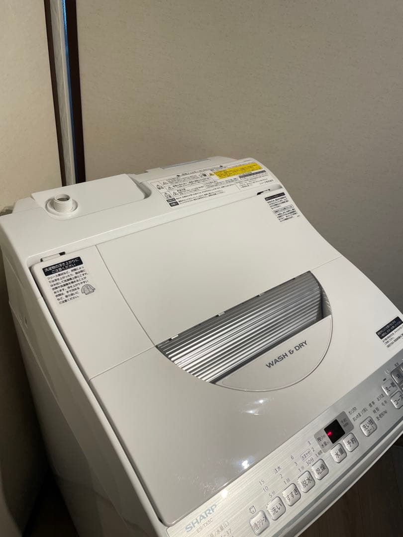[全国配送] 美品 SHARP 洗濯乾燥機 ES-TX5C-S 5.5kg