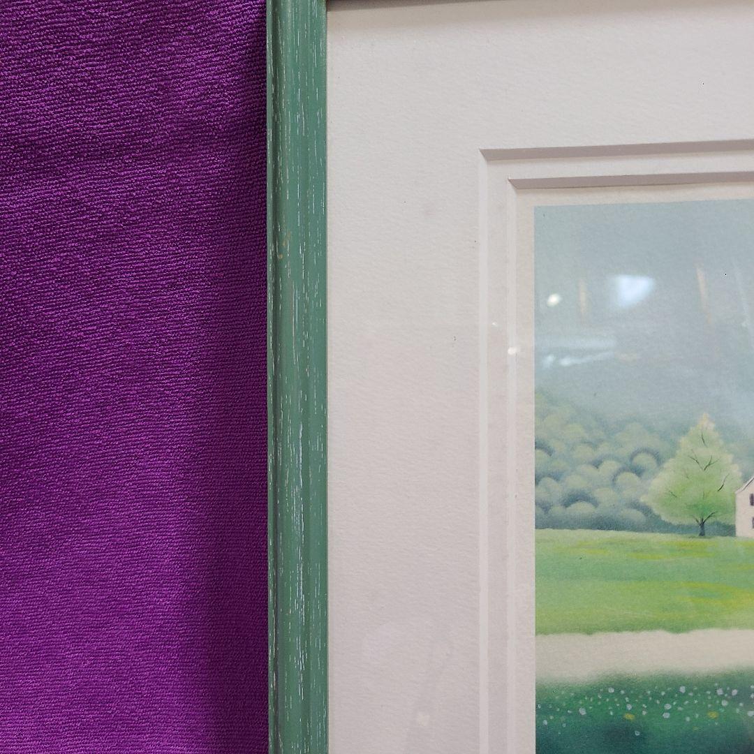 黒井 健 ダイヤモンドスクリーニング 額装 直筆エディションサイン