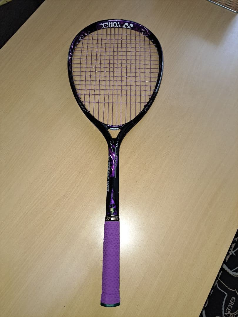 YONEX ジオブレイク80G テニスラケット 黒/紫 楽天市場】【指定ガット＋張りサービス】EOBREAK 80G / ジオブレイク