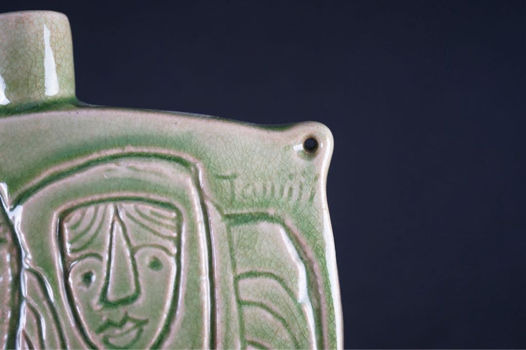 北川民次 婦人 徳利 酒器 花瓶 花入 洋画家 二科会 静岡 - メルカリ