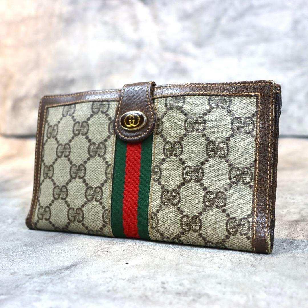 グッチ GG柄 シェリーライン 長財布 - メルカリ