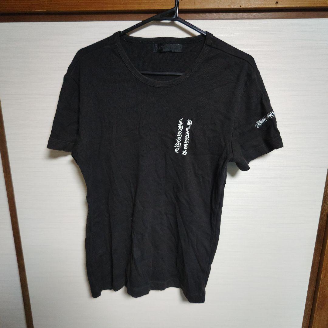 CHROME HEARTS ブラック Tシャツ クロムハーツTシャツ ネックロゴ ブラック|クロムハーツ通販専門店