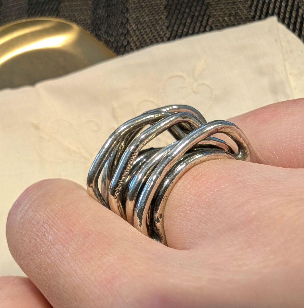 IOSSELLIANI イオッセリアーニ 8連リング パズルリング（7本のみ