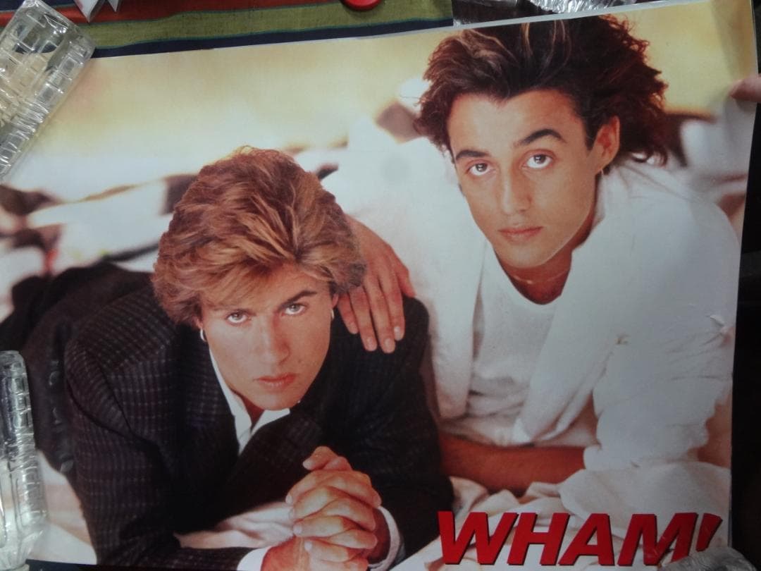 Wham!   ●     ワム!　　販促　非売品ポスター　1980年代 ワム! WHAM! / 恋のかけひき REMIX – かすみレコード