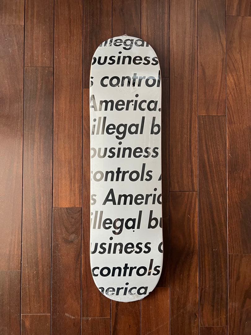 ハ*ル様 Supreme Illegal Business Skateboard Supreme | 'Illegal Business Conrtols America' (black) (2017