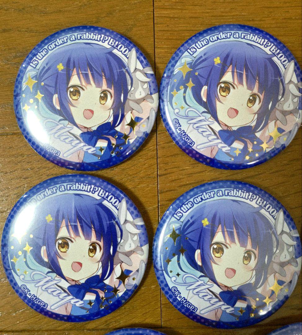 ご注文はうさぎですか？ ごちうさ 缶バッジ 金箔レア マヤ 8点