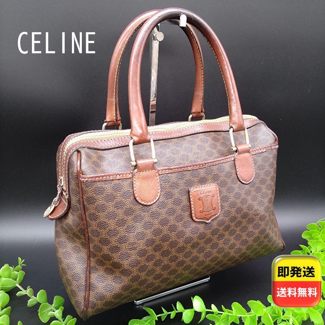 CELINE M06 ミニボストンバッグ マカダム ハンドバック セリーヌ CELINE|セリーヌ マカダム ミニボストンバッグ|【ハードオフ公式通販