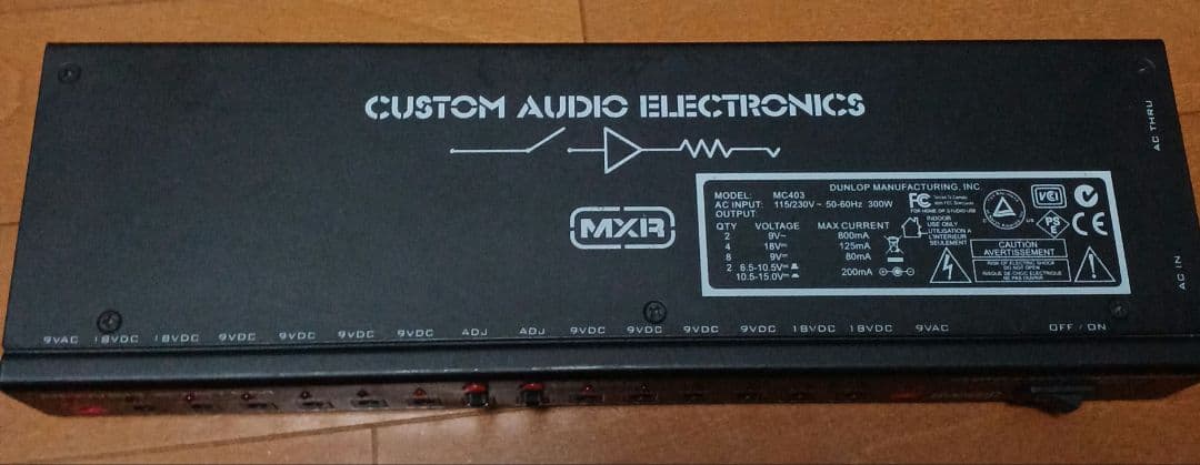 MXR ( エムエックスアール ) / MC-403 POWER SYSTEM