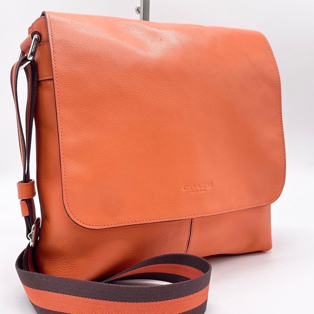 コーチ 希少色 レザーショルダーバッグ　メッセンジャ―　ヘリテージ 楽天市場】COACH コーチ レザー ショルダーバッグ メッセンジャー