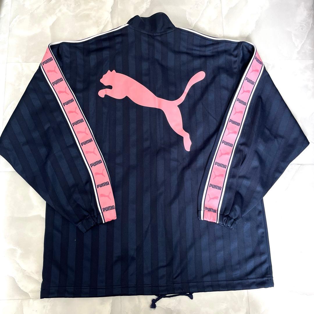 美品・廃盤品】PUMA プーマジャージ上下セット ネイビー/ピンク Y2K