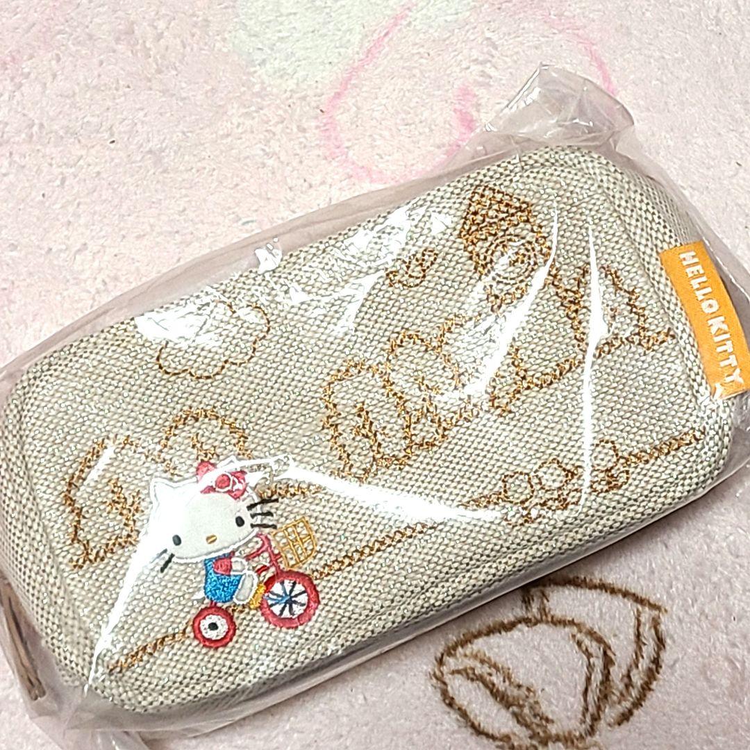 キティ ステッチ ワレット ポーチ Vivitix サンリオレトロ ヴィンテージ