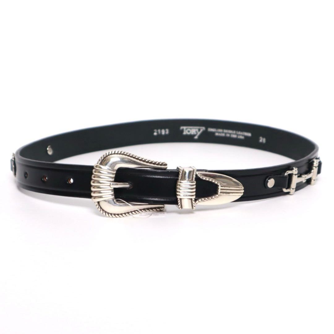 TORY LEATHER トリー USA製 ホースビット ウエスタンベルト 28 TORY LEATHER（トリーレザー） 3/4インチ ウエスタンベルト バスケット