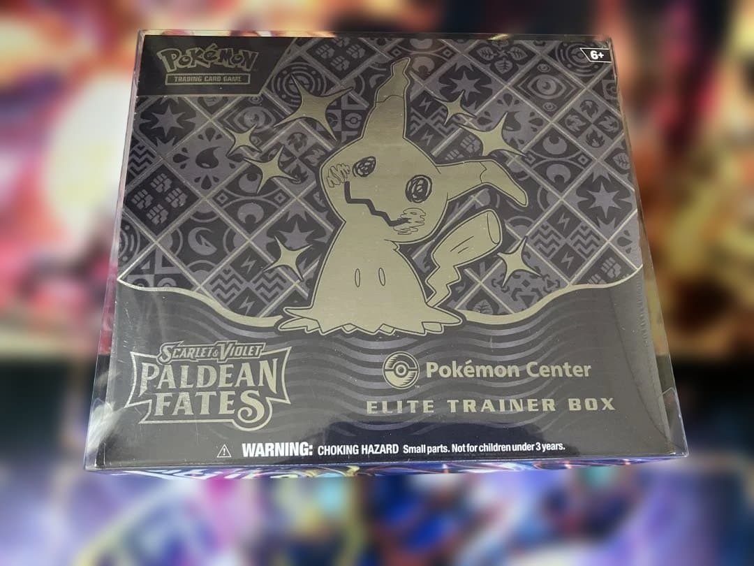 ポケモンカード　英語版　paldean fates etb ポケモンセンター限定 英語版ポケモンカード Paldean Fates Elite Trainer Box 【ミミッ