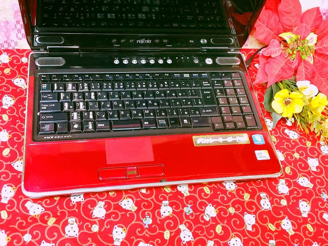 極上品/美品/大容量500GB！最新Win10搭載！レッド色/動画&画像編集