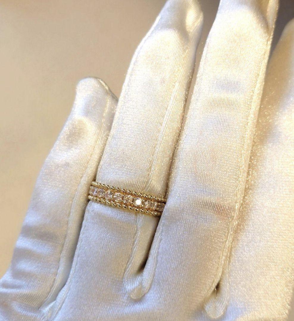 2525 高級 sona ダイヤモンド フルエタニティ リング ゴールド 限定