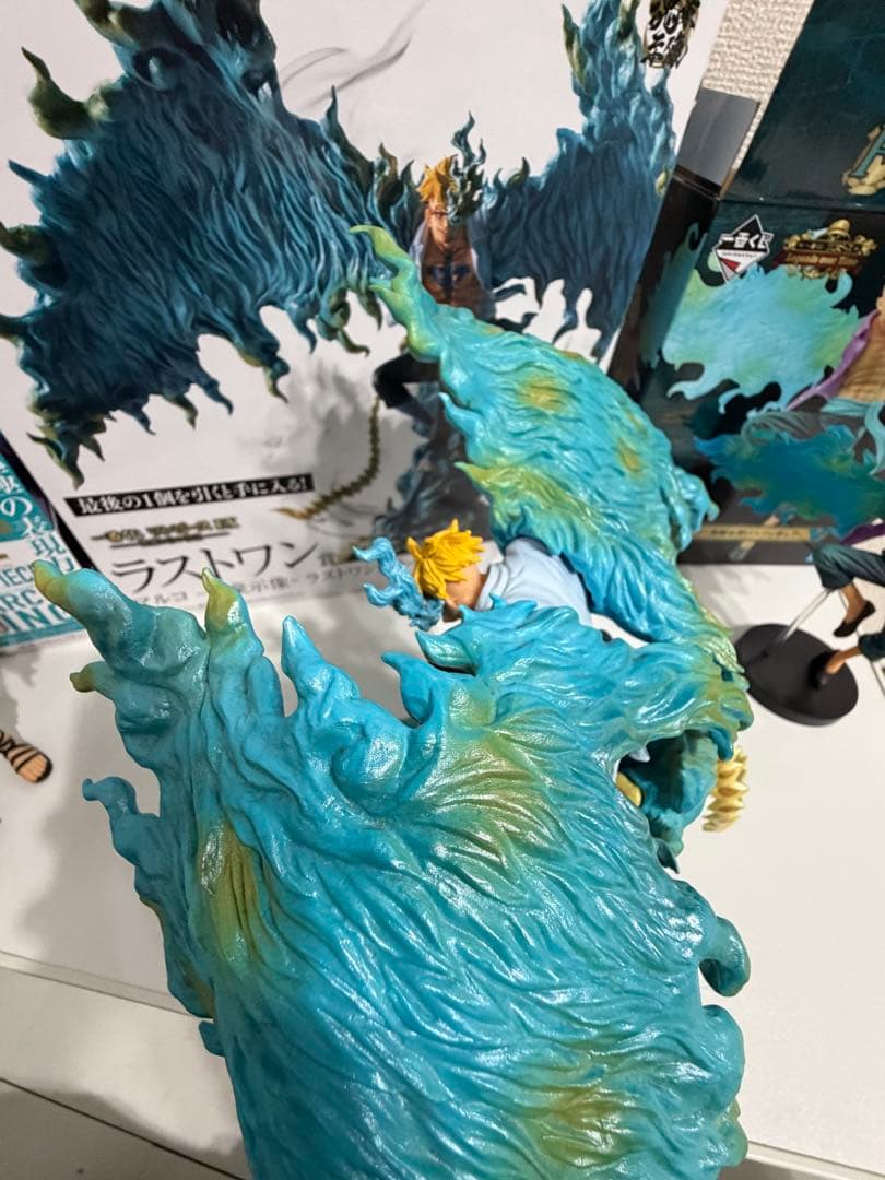 ワンピース　EX 悪魔を宿す者達 ラストワン賞　マルコ魂豪示像　3体セット