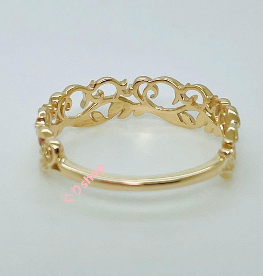 agete k10 オリーブモチーフ リング 11号 - メルカリ