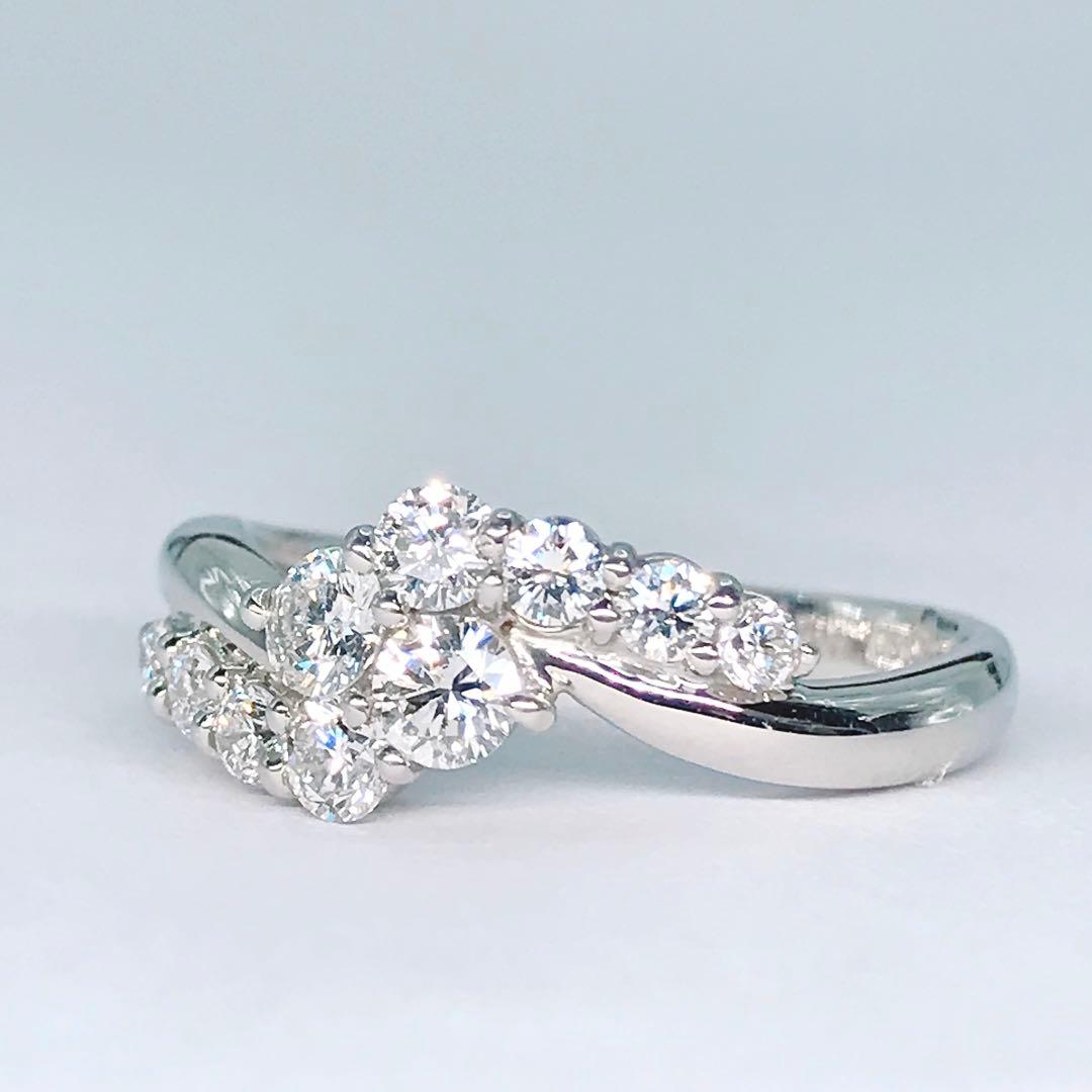 0.70ct SEIKO ダイヤモンドリング PT900 セイコージュエリー