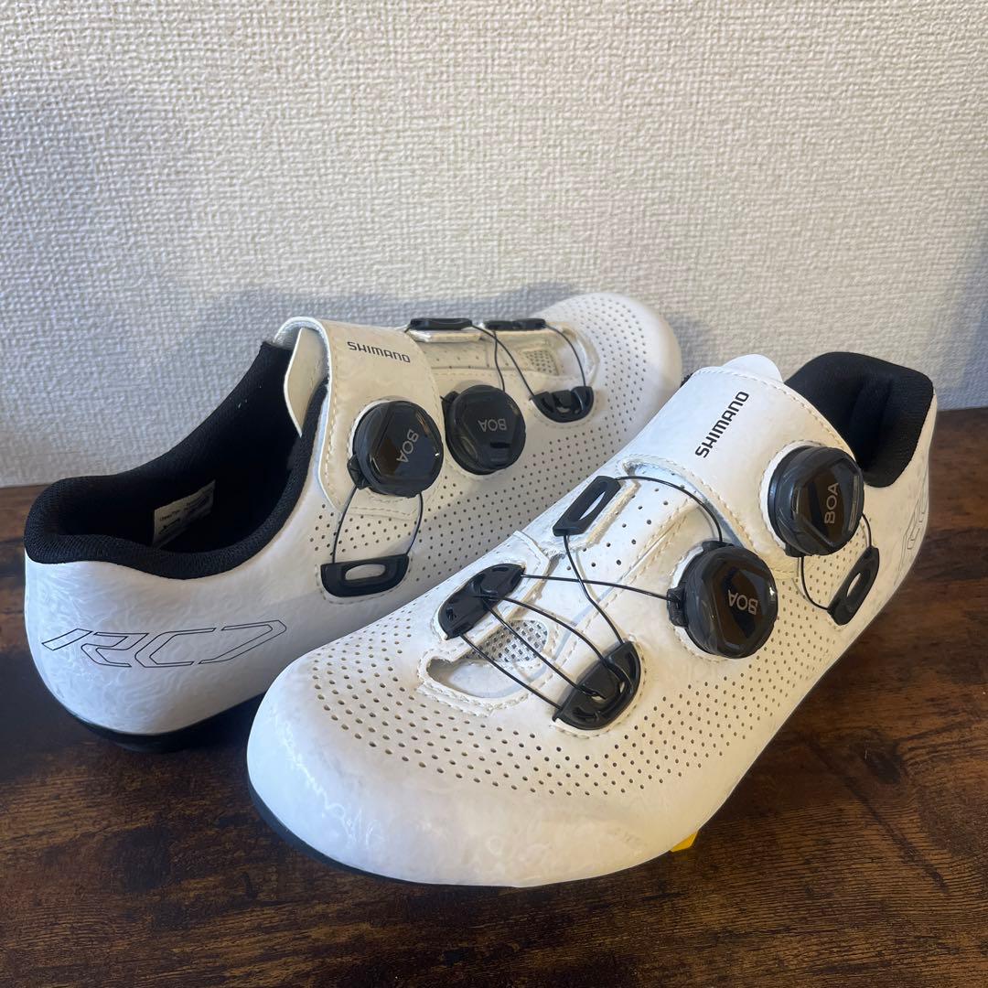 未使用Shimano RC7 ビンディングシューズ　クリート付 楽天市場】シマノ RC7 SH-RC703 SPD-SL ワイドサイズ シューズ