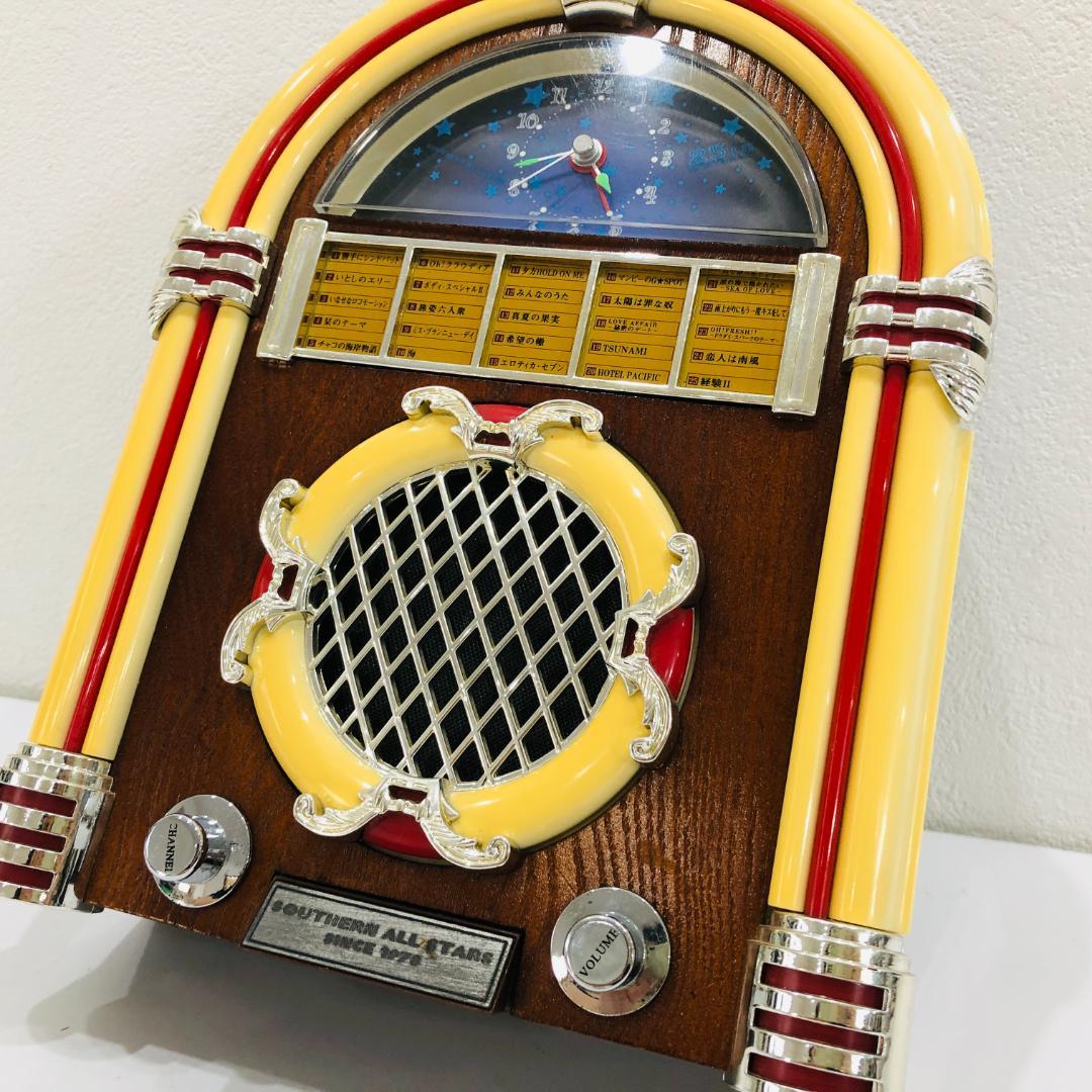 サザンオールスターズ 25周年記念 ジュークボックス 置き時計 m903