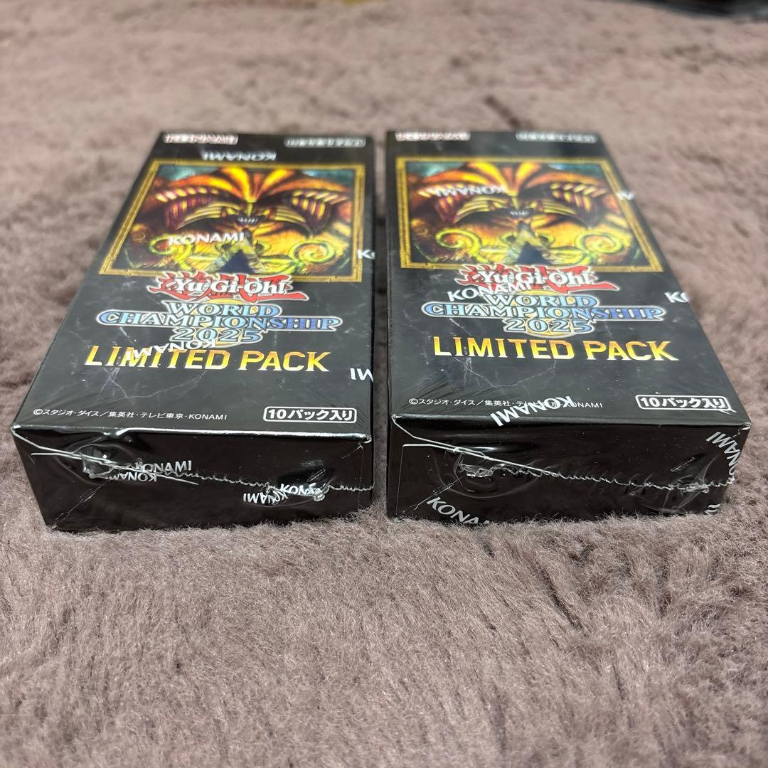 遊戯王LIMITED PACK WORLD CHAMPIONSHIP 2BOX