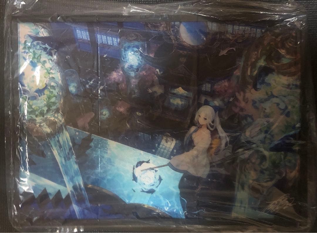 【直筆サイン入り】藤ちょこ　アクリルアート（ミラー）「清流のうまれいづるところ」