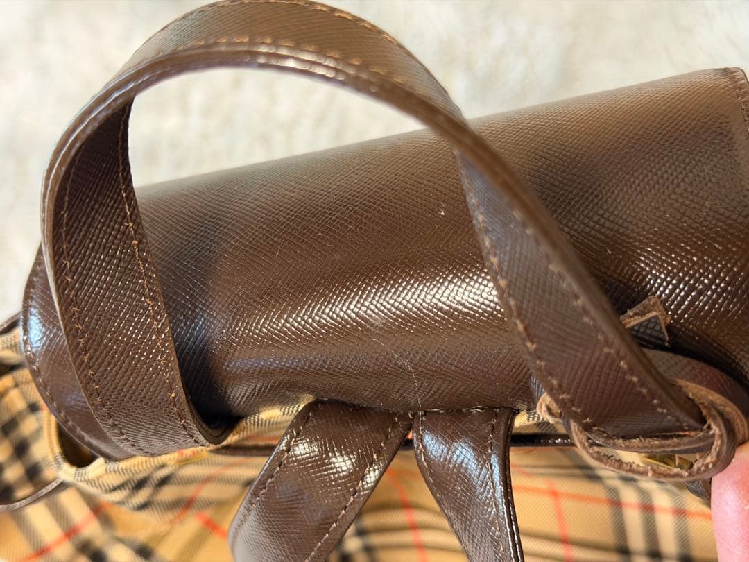 Pooh^_^ 様 Burberryノバチェック柄リュック シャドーホース - メルカリ