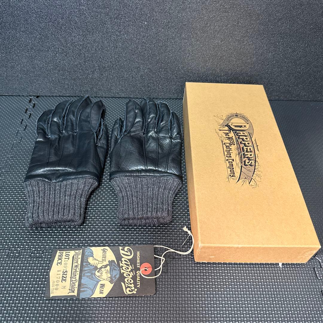 ダッパーズ サイズM レザーグローブ 手袋 The Flat Head（フラッドヘッド） ダッパーズ ホースハイドレザー
