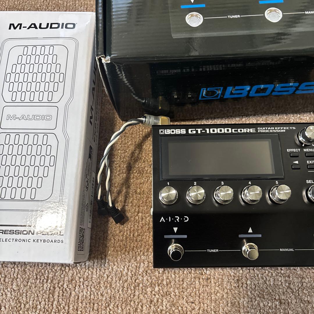 gt1000core (IR2つ付き) & オヤイデ ケーブル & expペダル BOSS GT-1000 CORE マルチエフェクター ボス GT1000CORE | 島村楽器