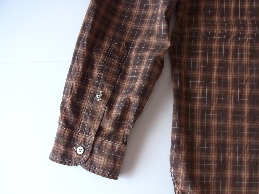 THE CORONA UTILITY／プルオーバーチェックB.Dシャツ コロナ