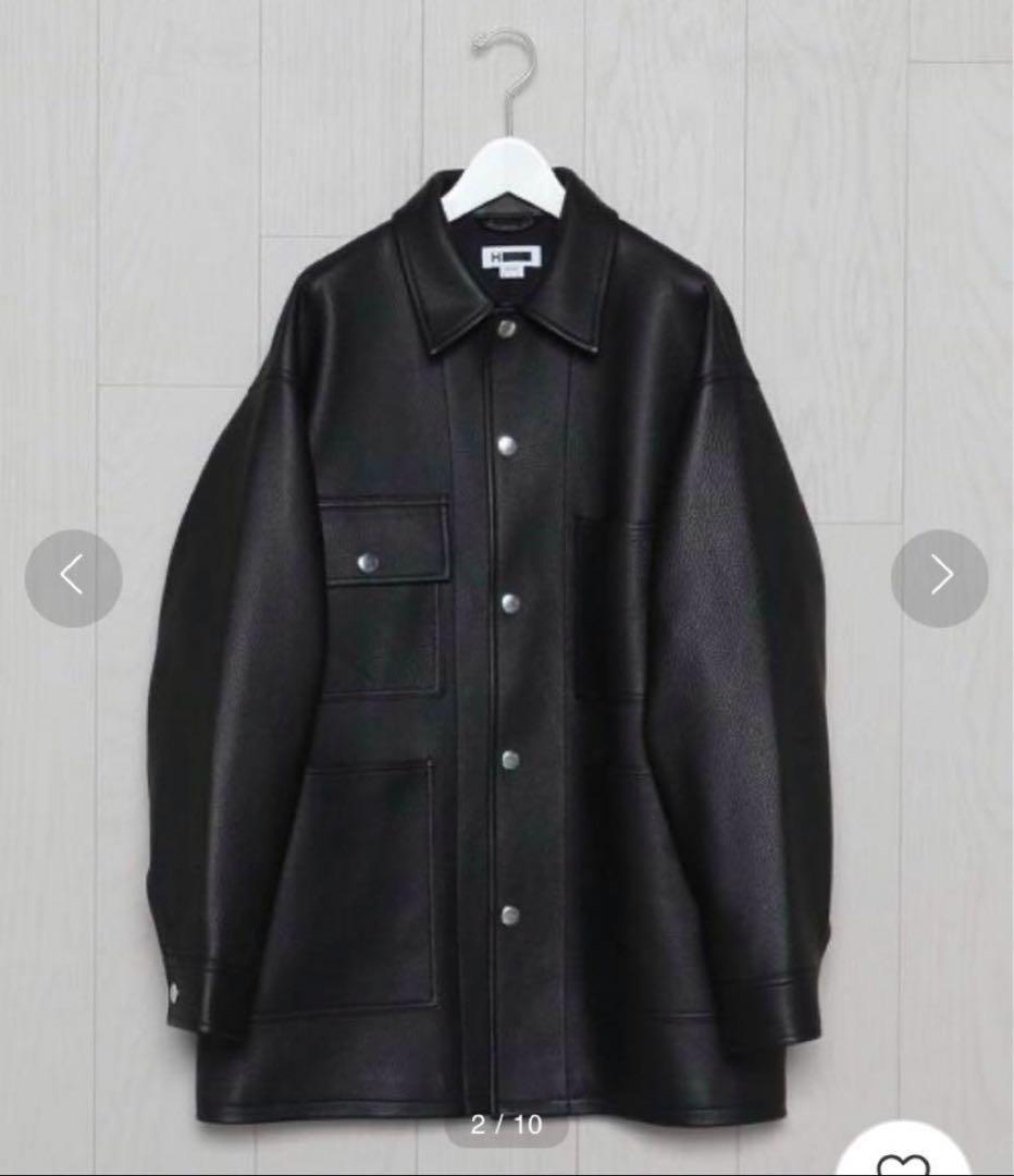 10/28まで限定価格 H BEAUTY&YOUTH 鹿革レザーカバーオール - メルカリ