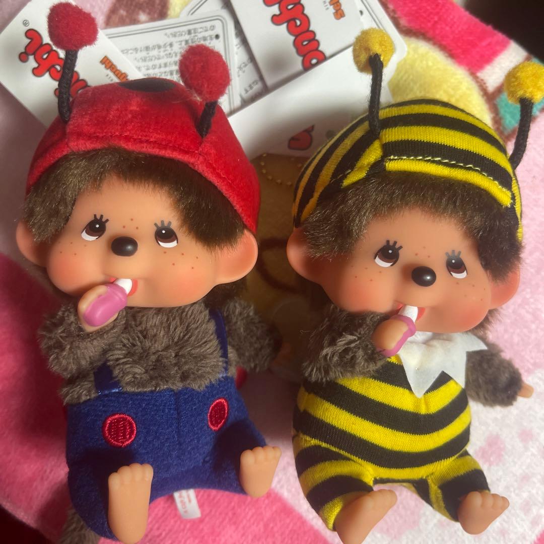 モンチッチ 顔でかSSキーチェーン てんとう虫 ミツバチ セット - メルカリ